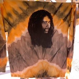Handmade, pressed, tye-dyed T-shirt. Authentic